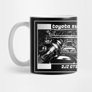 TOYOTA SUPRA MK4 ENGINE (Black Version) Mug